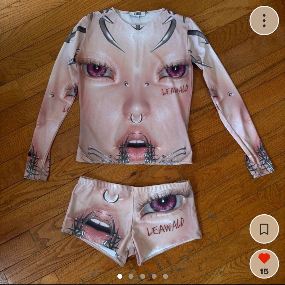 Leawald Women Shorts Set - Pink